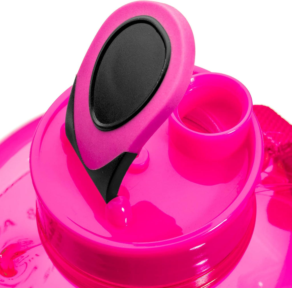 Half-Gallon Motivational Water Bottle with Time Markers