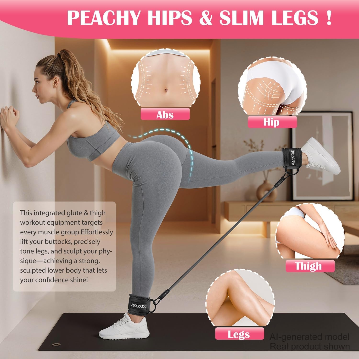 Ankle Cuff Resistance Bands - Legs & Glutes