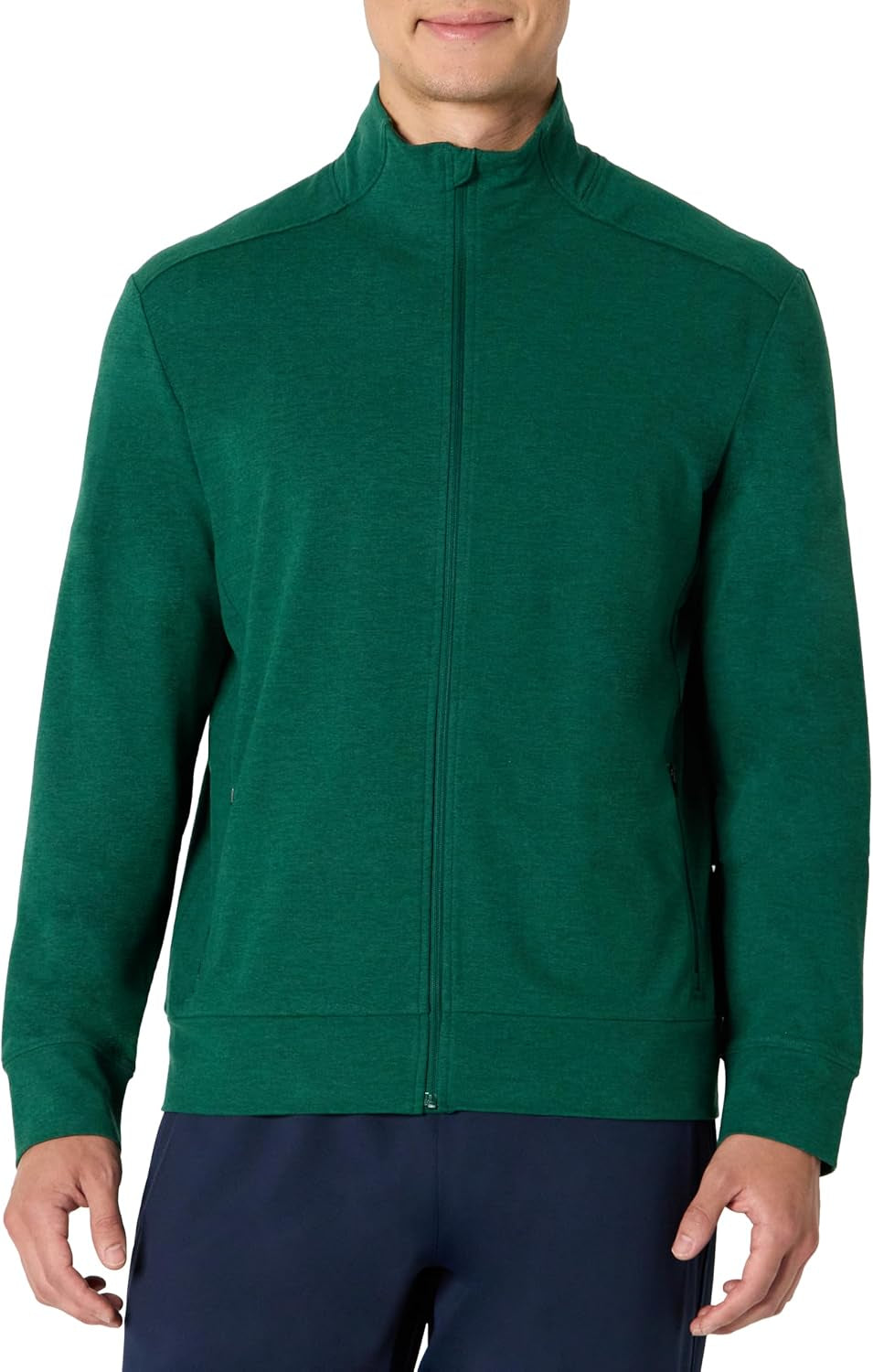 Men'S Athletic Soft Performance Lightweight Zip up Gym Workout Jacket, Moisture-Wicking, 4-Way Stretch