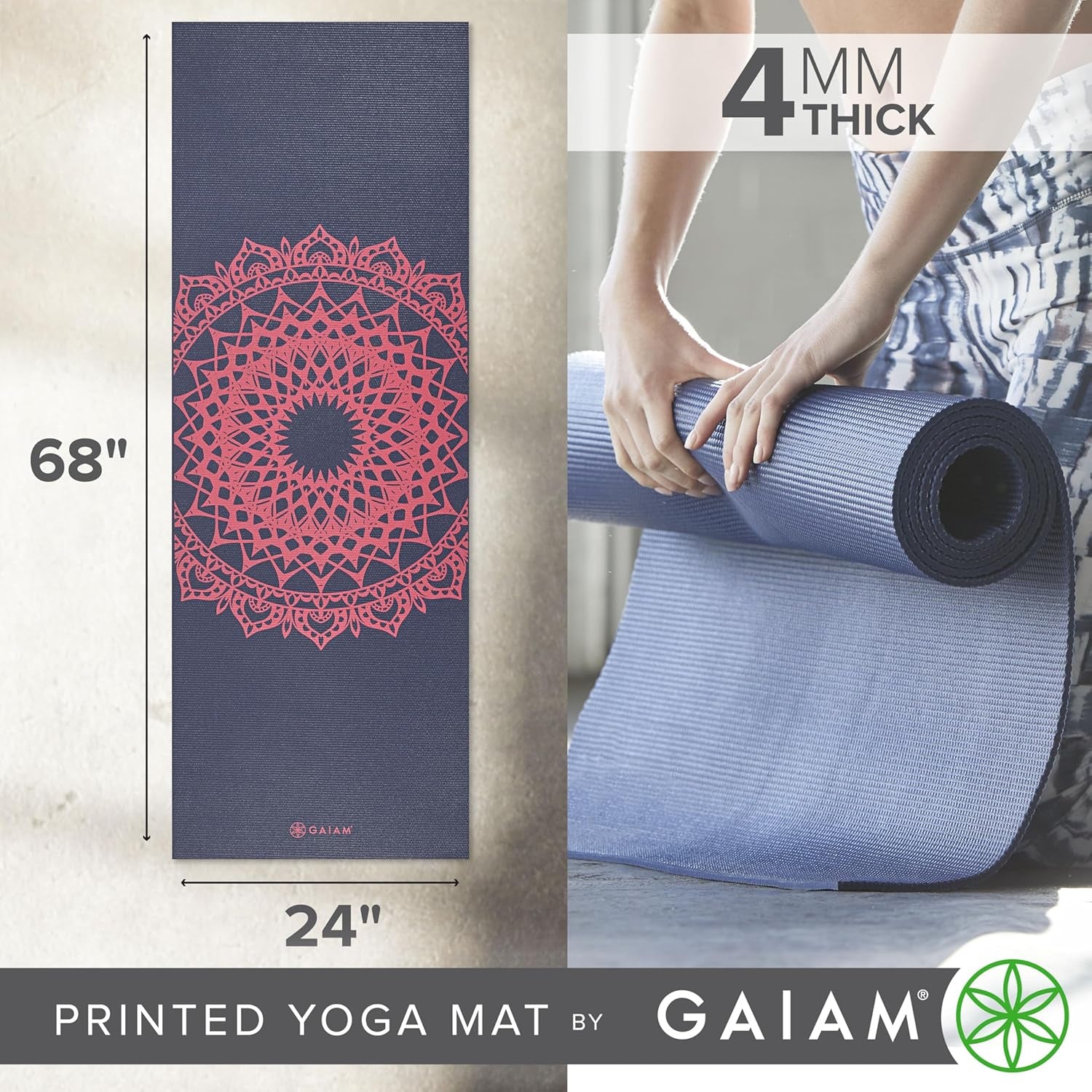 Non-Slip Extra-Thick Yoga & Exercise Mat