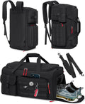 45L Gym Duffel Bag with Shoe & Laptop Compartment
