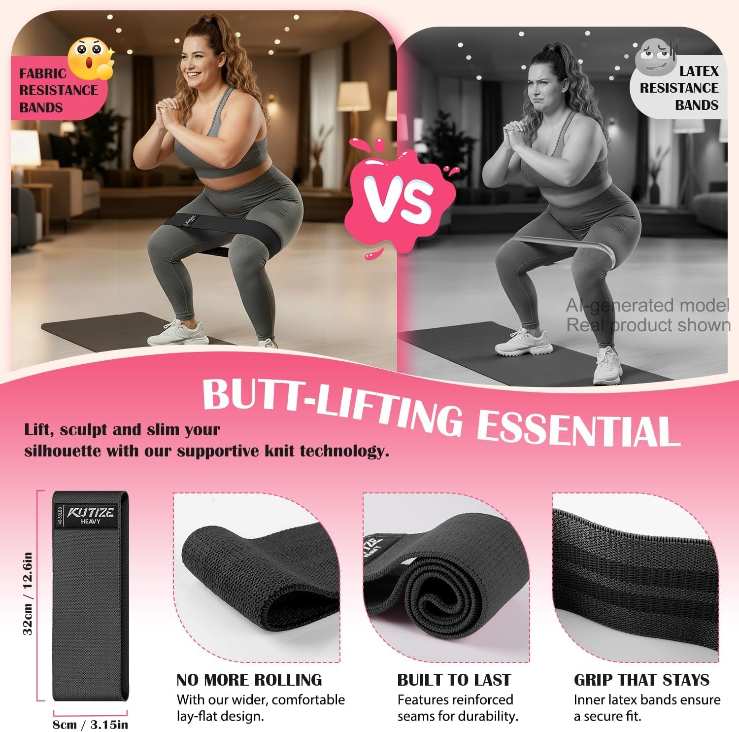 Ankle Cuff Resistance Bands - Legs & Glutes