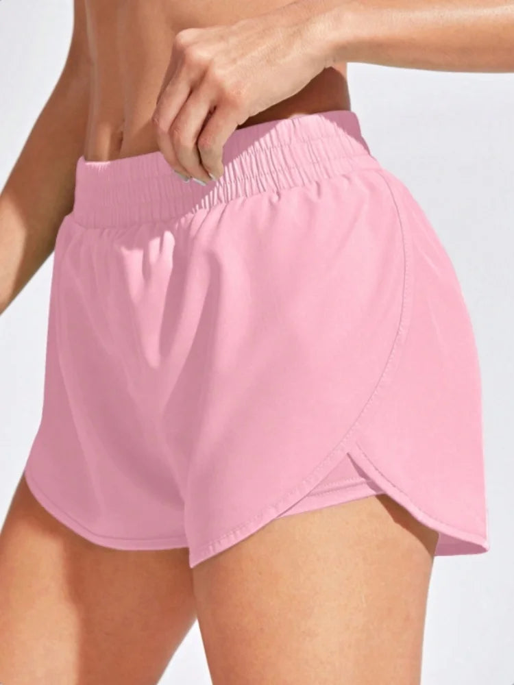 Yoga Shorts Women Fitness Elastic Running Workout Short Leggings For Ladies Gym Sport Shorts Fitness Sportswear