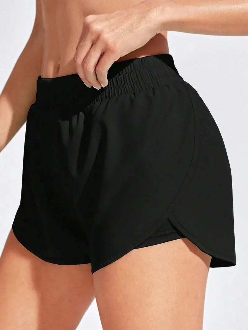Yoga Shorts Women Fitness Elastic Running Workout Short Leggings For Ladies Gym Sport Shorts Fitness Sportswear