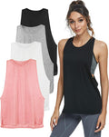 Workout Tank Tops, 4-Pack