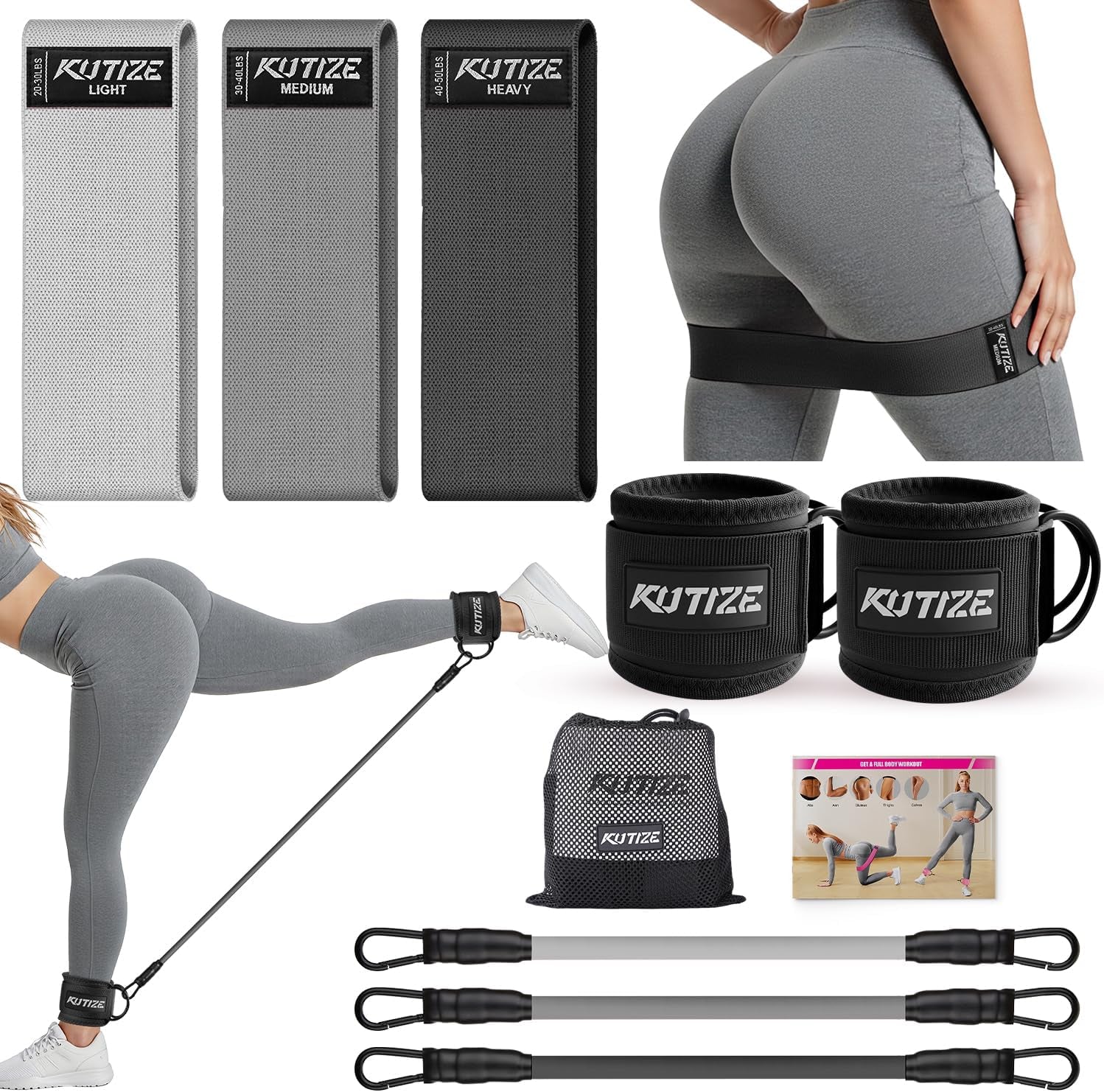 Ankle Cuff Resistance Bands - Legs & Glutes