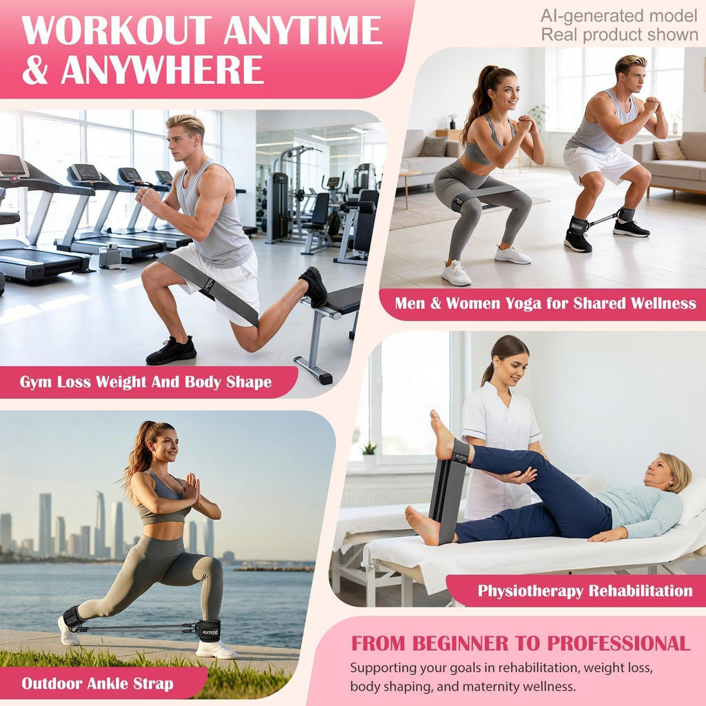 Ankle Cuff Resistance Bands - Legs & Glutes