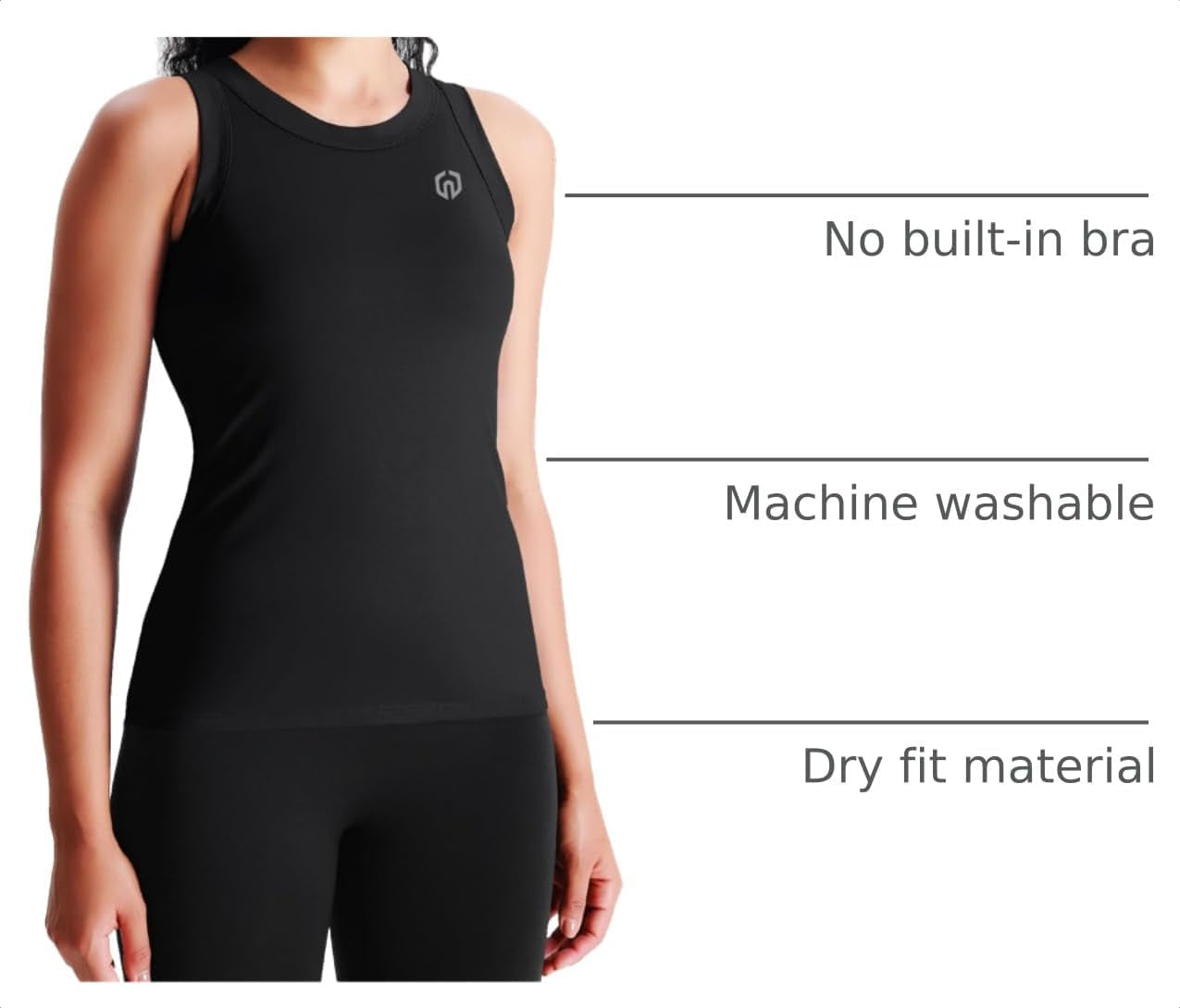 Women'S Racerback Yoga Workout Tank Top