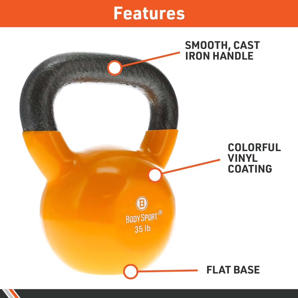 Cast Iron Kettlebell, 5 Lb