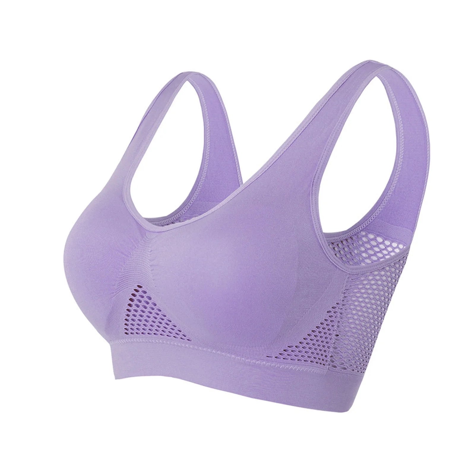 3-Pack Seamless Sports Bra, Wire-Free