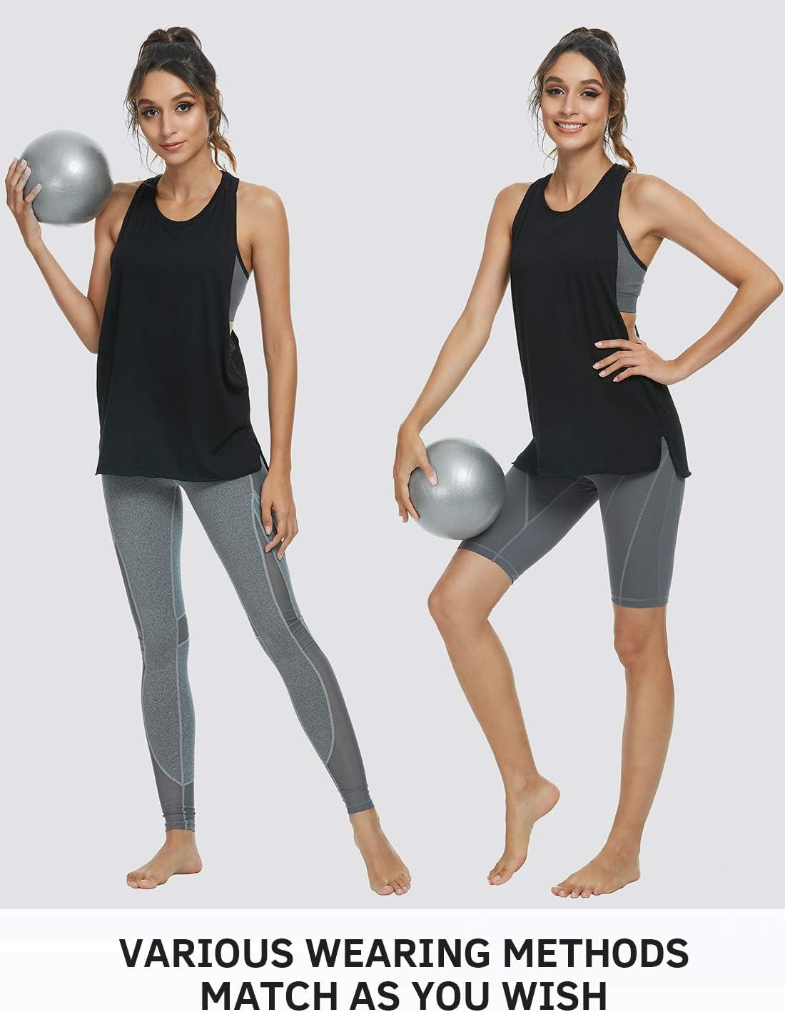 Workout Tank Tops, 4-Pack