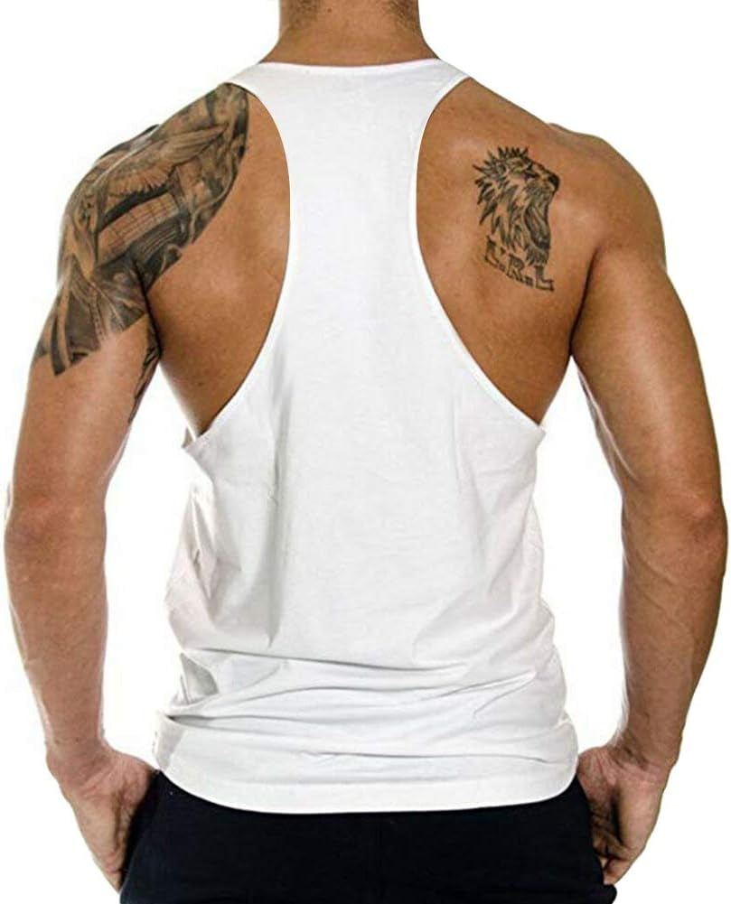 Sleeveless Gym Stringer Tank Top