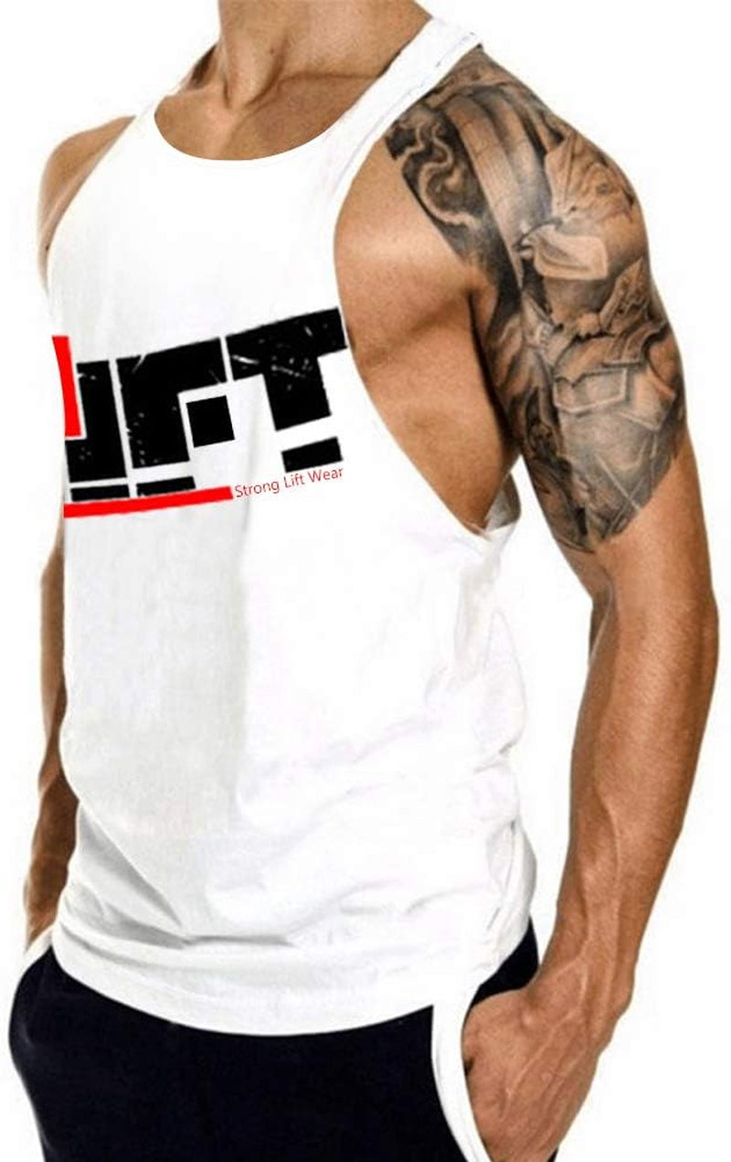 Sleeveless Gym Stringer Tank Top